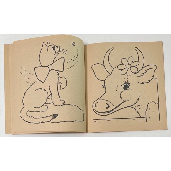 Vtg 1958 First Coloring Book Clarence Biers Whitman Publishing Children Activity - Picture 8 of 16